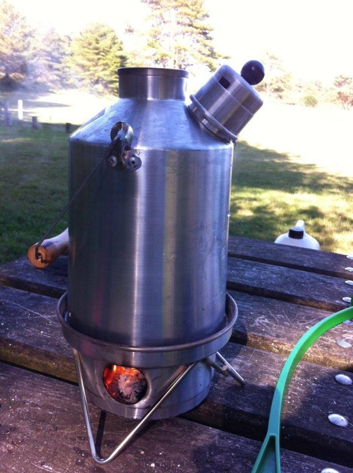 Ghillie Silver Anodised Camping Kettle