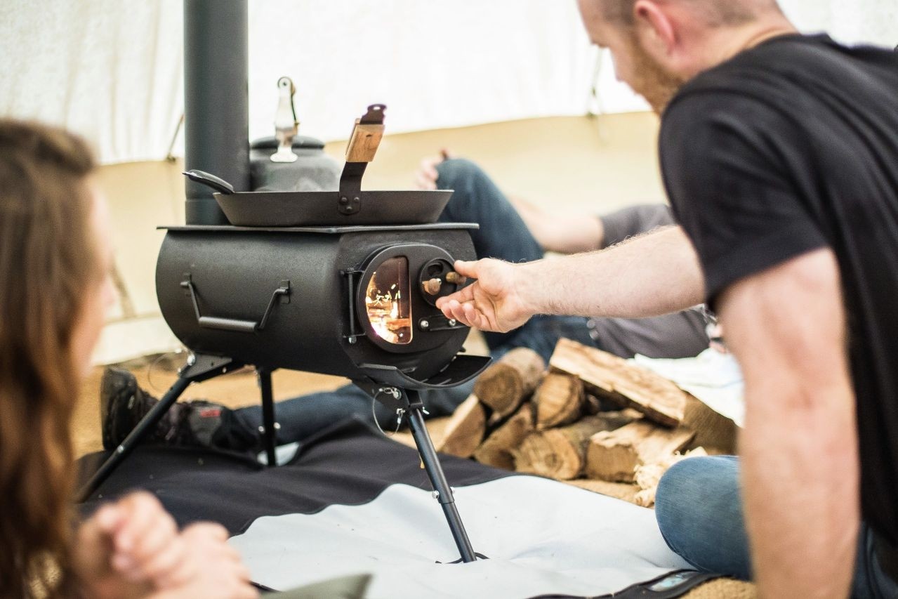 Frontier online wood stove