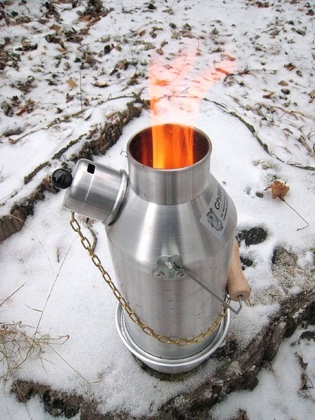 Ghillie Silver Anodised Camping Kettle