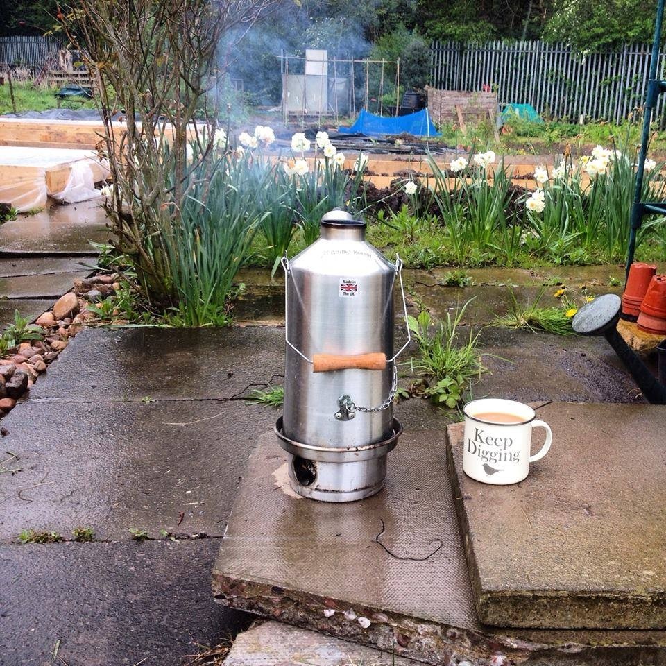 Ghillie Silver Anodised Camping Kettle