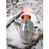 Silver Anodised Camping Kettle